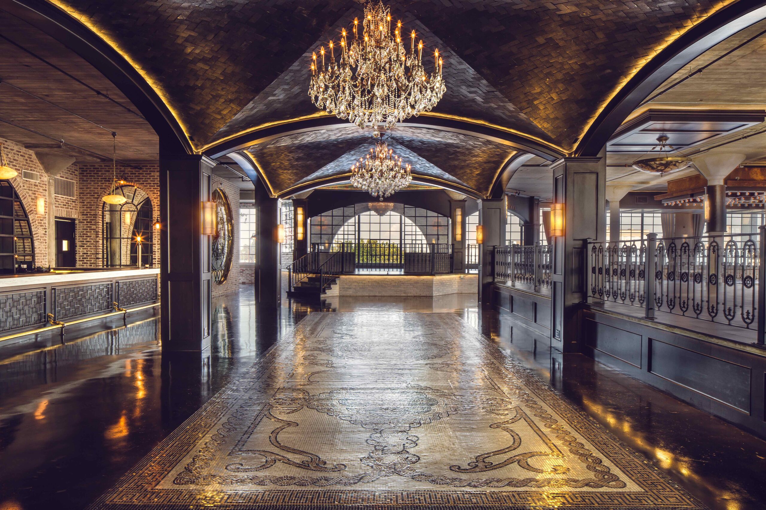 The Reception Area at The Astorian Event Venue in Houston